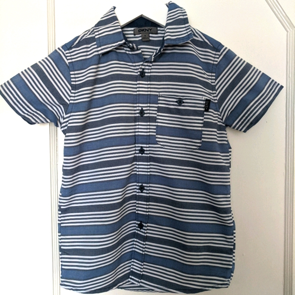 Striped DKNY Button Up